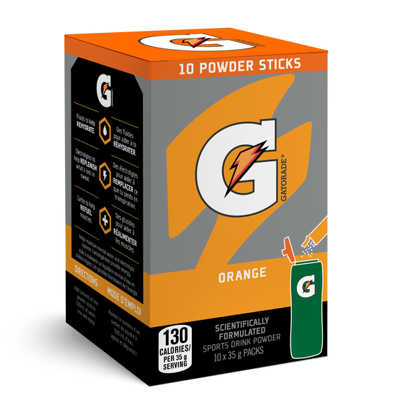 3 G Powder G Powders Sticks | Gatorade Canada